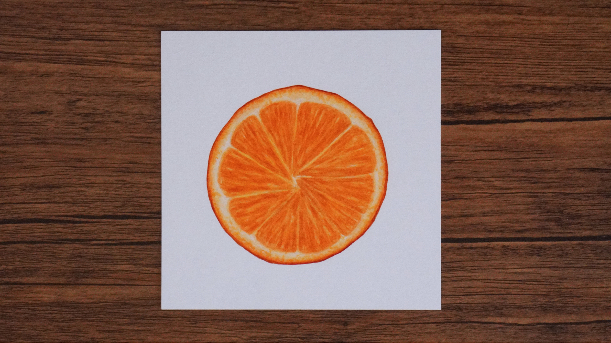 Orange Slice Print — MargoSimoneArt